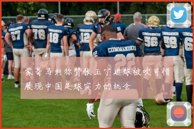 蒙哥马利称赞张玉宁进球被吹可惜展现中国足球实力的机会
